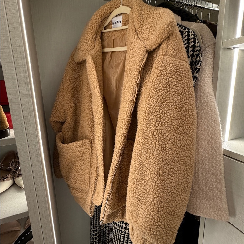 I.AM.GIA Camel Teddy Jacket